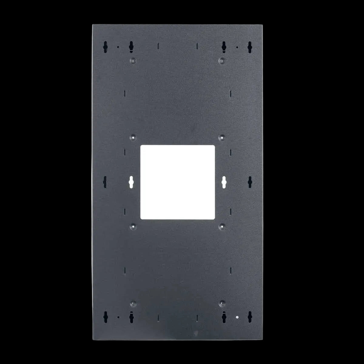 LWR-2123 Rack-Sectional Wall Mount-21u, 23in Deep, 1pr Adj Rails, Blk