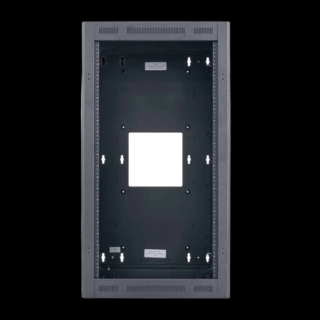 LWR-2123 Rack-Sectional Wall Mount-21u, 23in Deep, 1pr Adj Rails, Blk