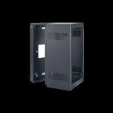 LWR-2123 Rack-Sectional Wall Mount-21u, 23in Deep, 1pr Adj Rails, Blk