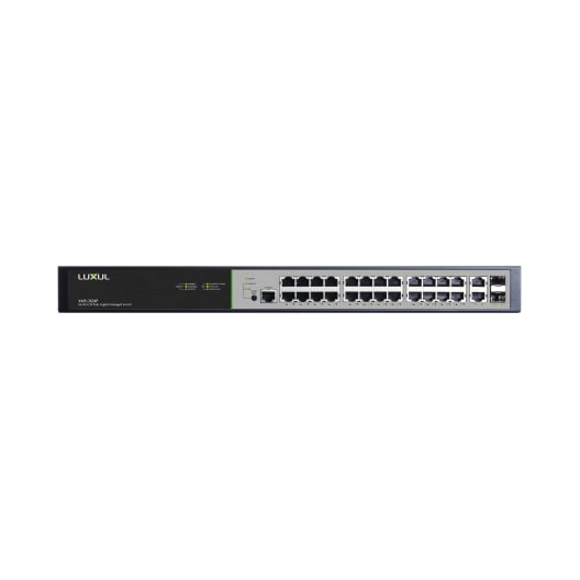 XMS2624P 26 Port 24 PoE Gigabit Managed Switch AVIP