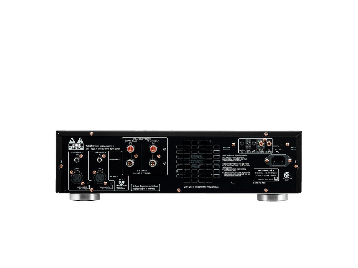 MM7025 2-Channel Amplifier 140 Watts Per Channel into 8 ohms