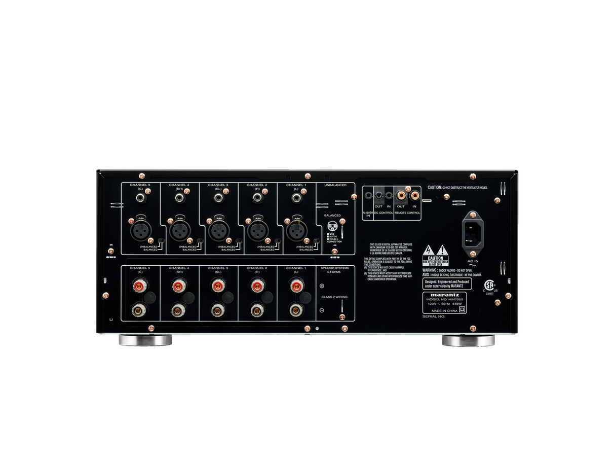 MM7055 5-Channel Amplifier 140 Watts Per Channel into 8 ohms