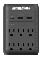 MMS-WAL6U3 MMS™ 6-outlet Wall Tap surge protector