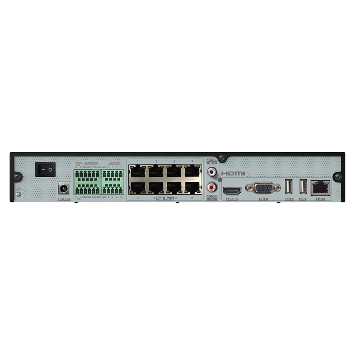 N8NRX2TB 8 Channel Facial Recognition Recorder with Smart Analytics  - 2TB