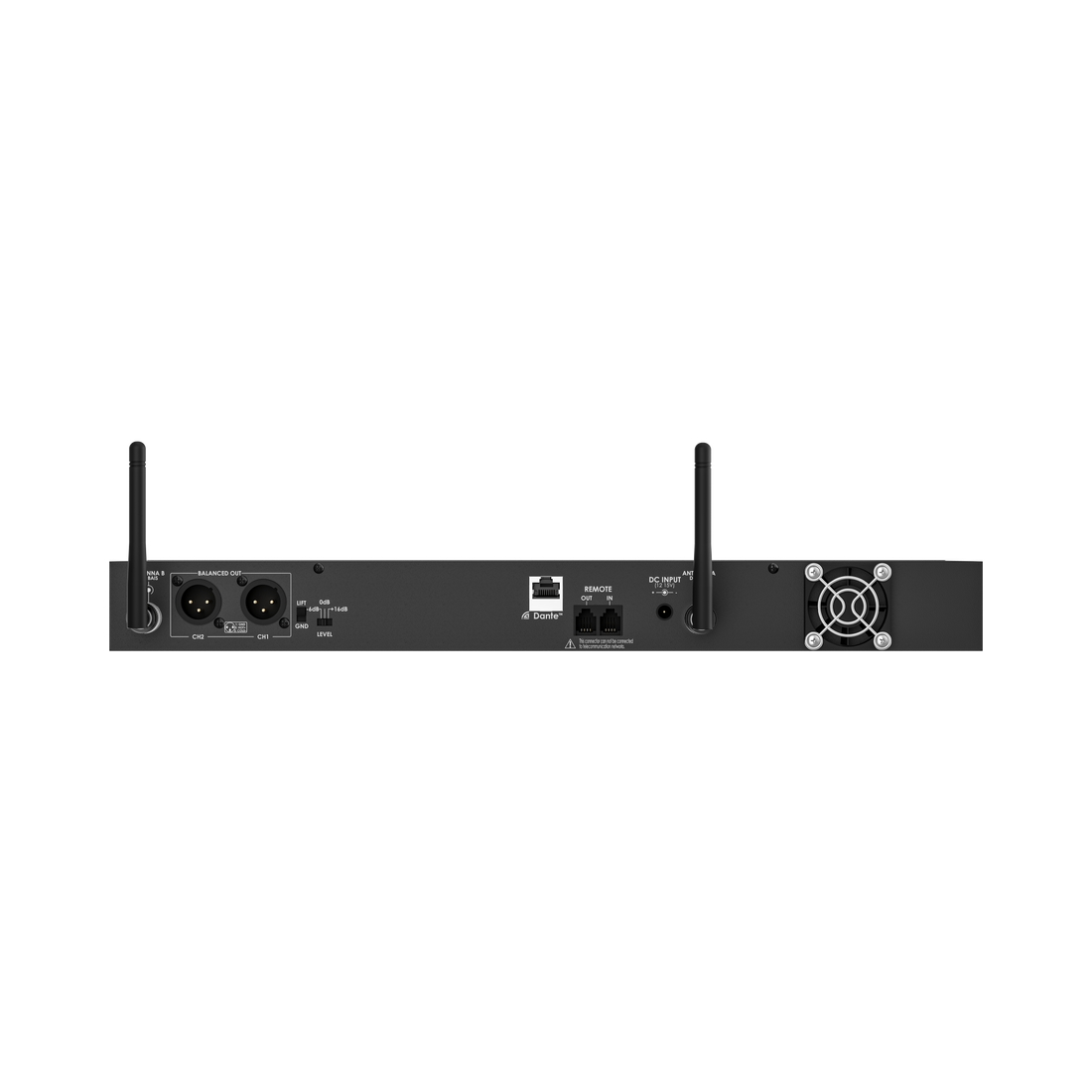NCR2 Novacore Dual-Channel Digital Receiver Analog & Dante Outputs