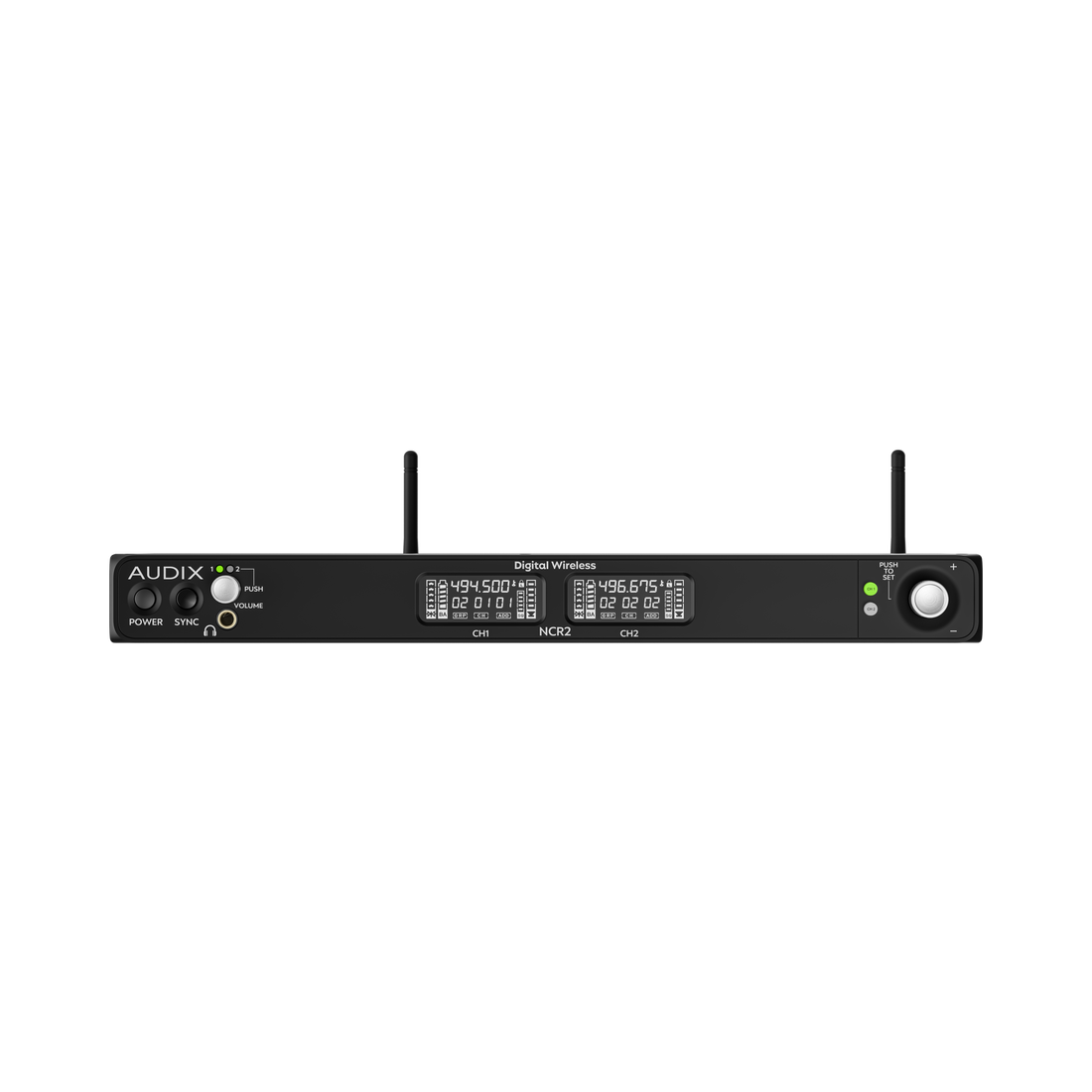 NCR2 Novacore Dual-Channel Digital Receiver Analog & Dante Outputs