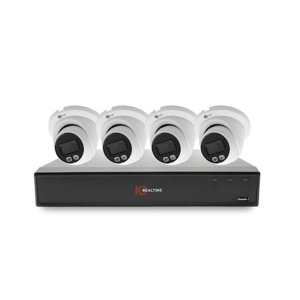 NVR-MX08POE-1U-4KM1 Preinstalled with 2TB HDD + (4x) IPEG-E40F-DIW1 cameras