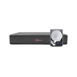 NVR-EG08POE-1U4K1-2TB 8 Channel 1U 8PoE 4K & H.265 Network Video Recorder 2TB
