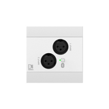 NWP220 Dante Enabled PoE Network Input Panel w/2 XLR and integrated Bluetooth