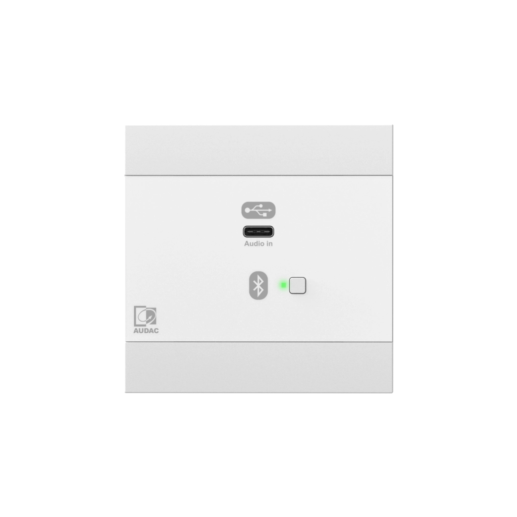 NWP400 Dante Enabled PoE Network Input Panel w/USB Type C and integrated Bluetooth
