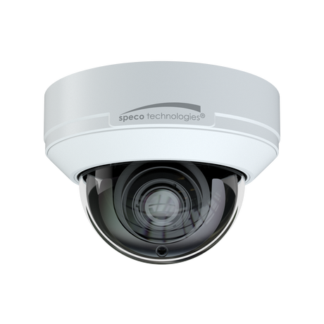 O4D9M 4MP H.265 AI IP Dome Camera, IR, 2.8-12m4mp H.265 M Motorized Lens White Housing