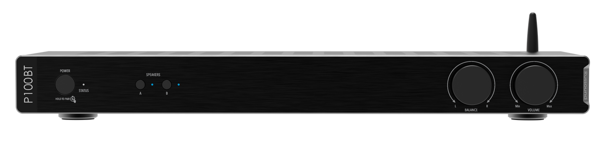 P100BT 2 Channel 100W Stereo Power Amplifier with Bluetooth