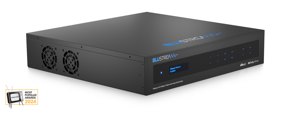 PLA88CS Platinum 8x8 HDBaseT™ CSC AV Matrix with Audio Downmixing - 150m