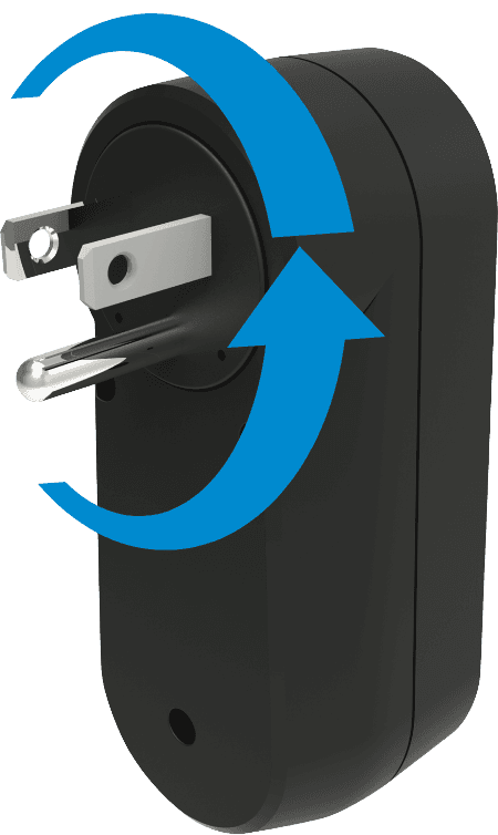 PR-S1PI Single Outlet Wi-Fi Intelligent Power Tap W/ 360 Degree Rotation