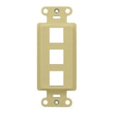 WP3413 3-Port Decorator Outlet Strap