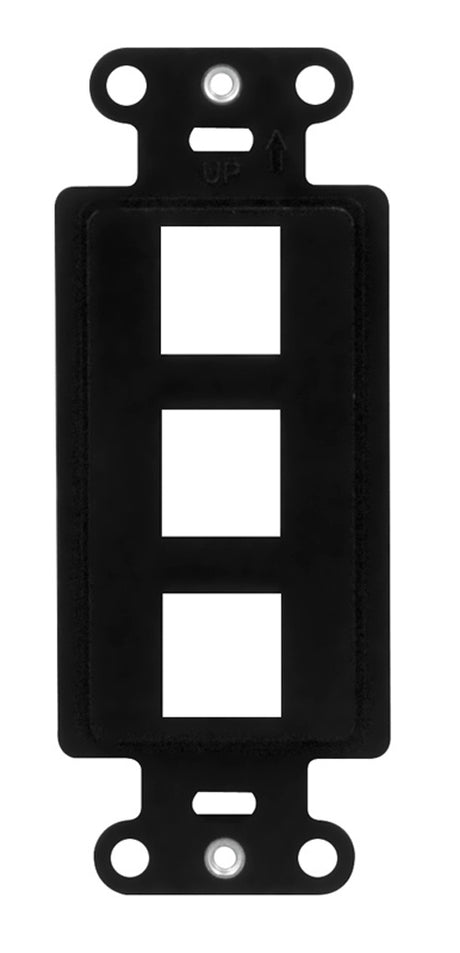 WP3413 3-Port Decorator Outlet Strap