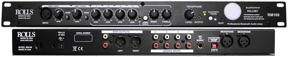 RM169 Professional Bluetooth 6 Channel Mixer