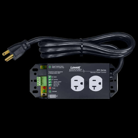 RPC-20-SCD Remote Power Control with 2–20A Outlets, Surge Suppression