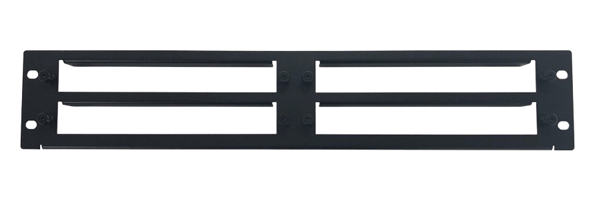 RSU-2RU Universal 2RU Rack Shelf Unit with 4 x Horizontal Blade Shelves