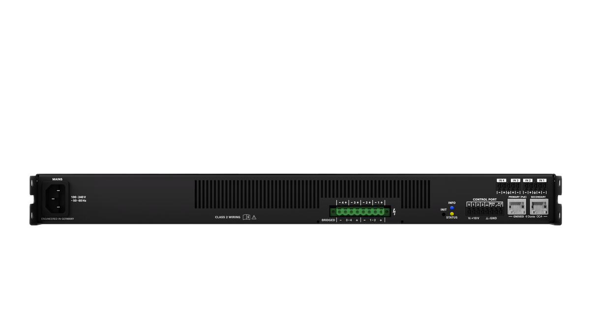 IX15:4-US 4-Channel Networked DSP Amplifier