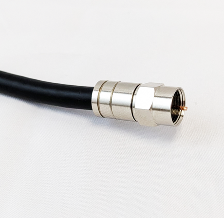 SBTRS6L TRS6L RG6 Compression Connector F-Fitting for RG-6 Coax Cable locking internal O-ring