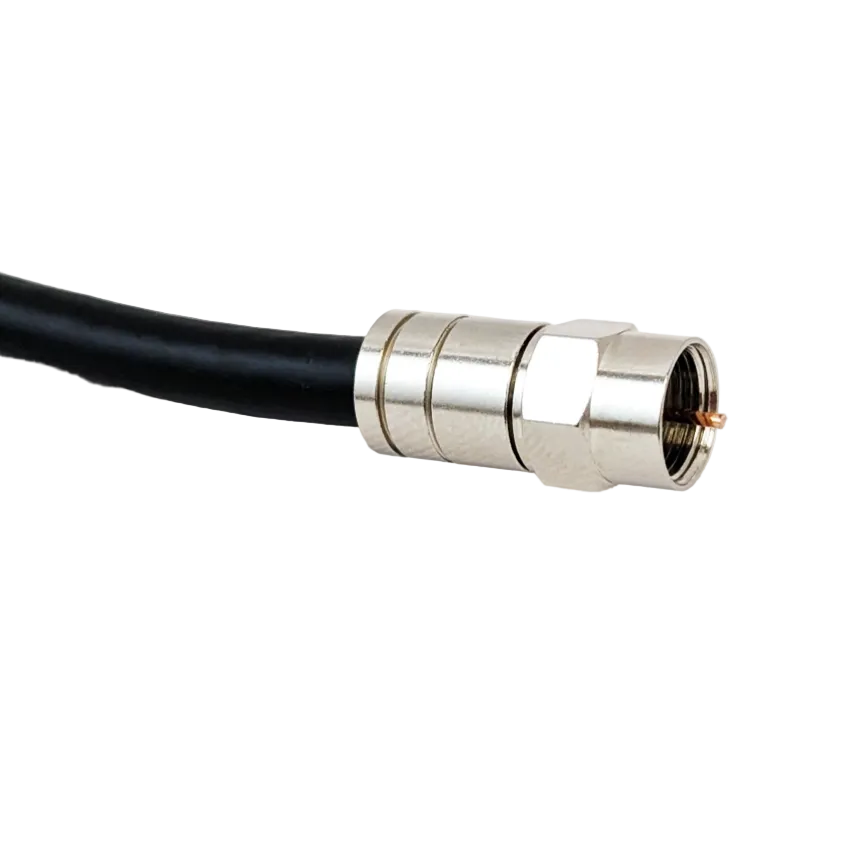 SBTRS6L TRS6L RG6 Compression Connector F-Fitting for RG-6 Coax Cable locking internal O-ring