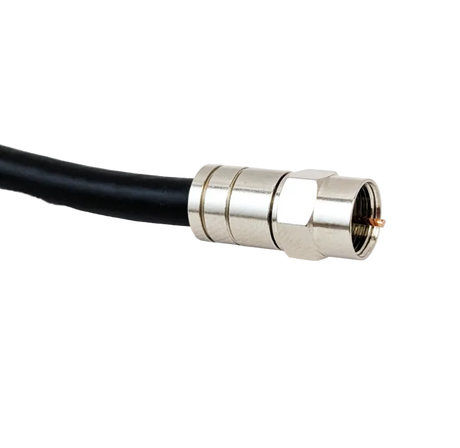SBTRS6L TRS6L RG6 Compression Connector F-Fitting for RG-6 Coax Cable locking internal O-ring