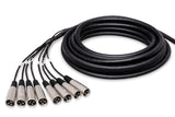 SH-8X0-25 Pro-Conex Little Bro' Sub Snake 8 X Xlr Sends And No Returns 25'