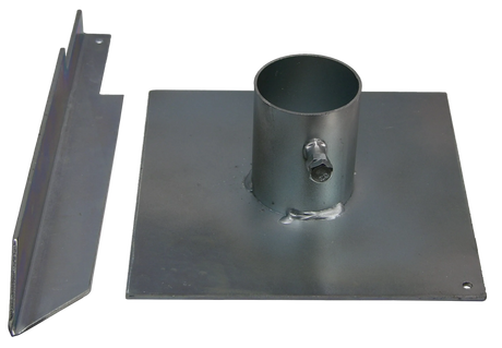 SBGP1 Ground Mounting Plate For Telescoping Mast Soil/Ground Installation