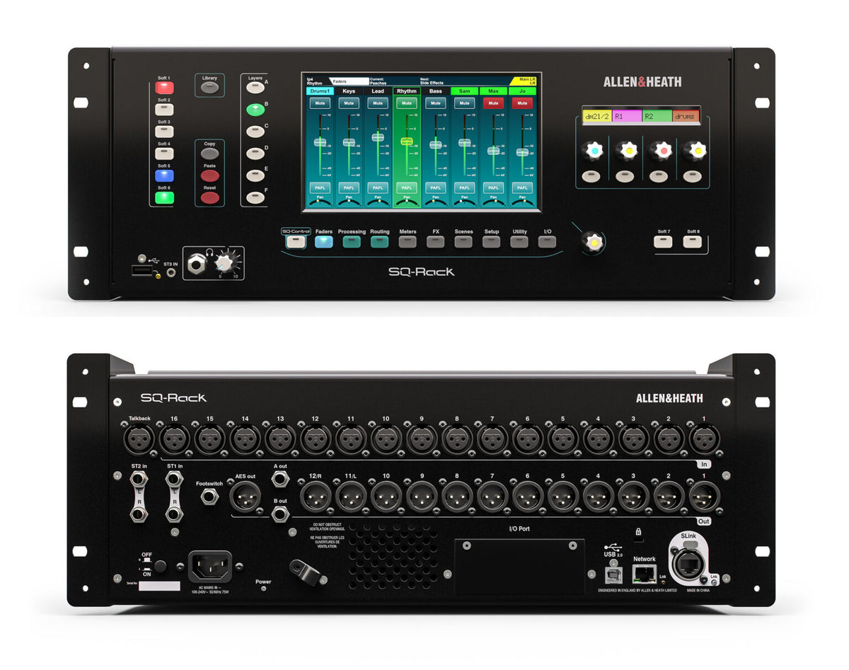 AH-SQ-RACK 48 Channel / 36 Bus Rackmount Digital Mixer