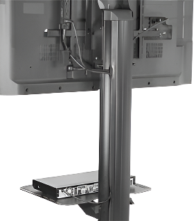 SR560M SmartMount®  Universal Cart For 32" - 75" TV's w/Metal Shelf