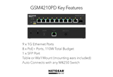 GSM4210PD-100NAS 8 Ports Manageable 10 Gigabit Ethernet 10gbase-T
