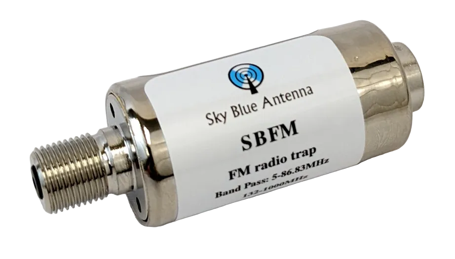 SBFM FM trap for TV antennas
