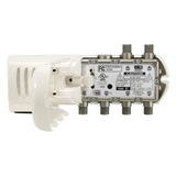 552380 Distribution Amplifier "F" domestic amplifier 4 outputs (3+TV): VHF/UHF 16dB Gain Adjustable