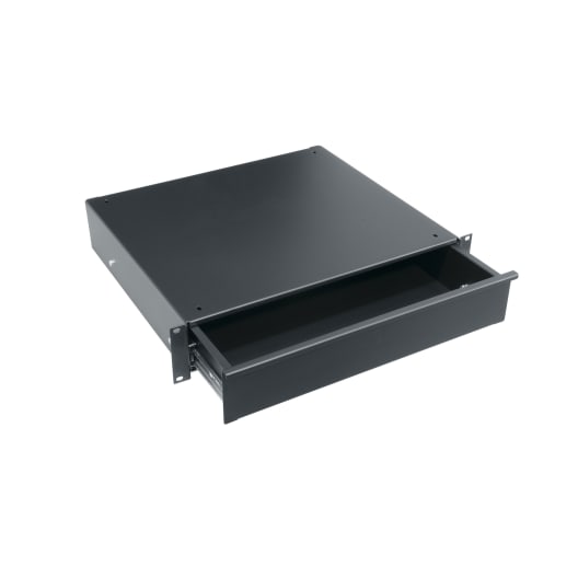 UD2 2 RU Utility Rack Drawer Black