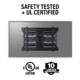 VLFS820 Super Slim Full-Motion TV Mount for Most 40"-90" TVs up to 125 lbs
