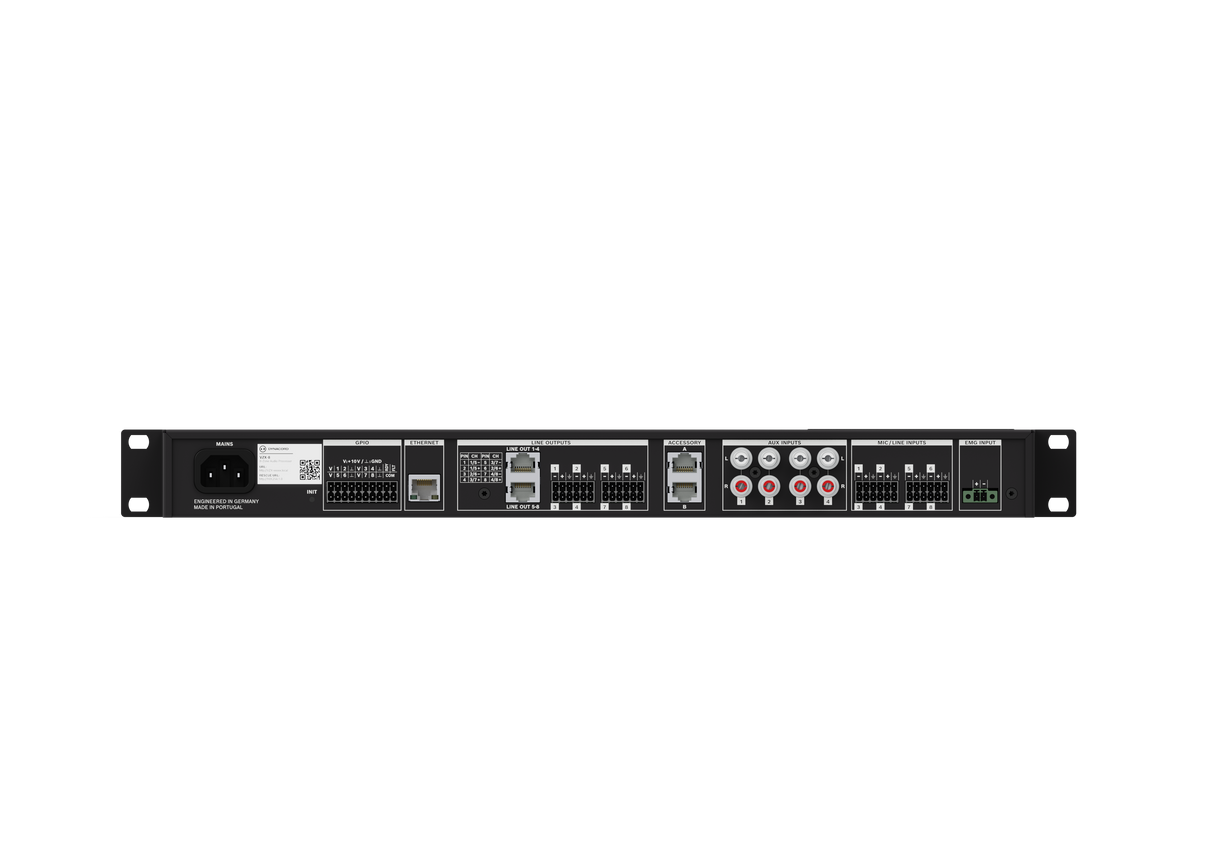 VZX-8-US 8-Zone Audio Processor Virtual Mixer with AMM, ANC, AGC, EQ with FIR