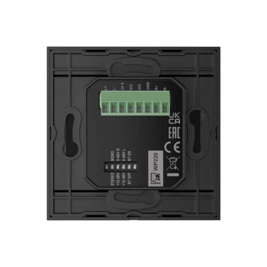 WP220 Universal Wall Panel with Bluetooth Input
