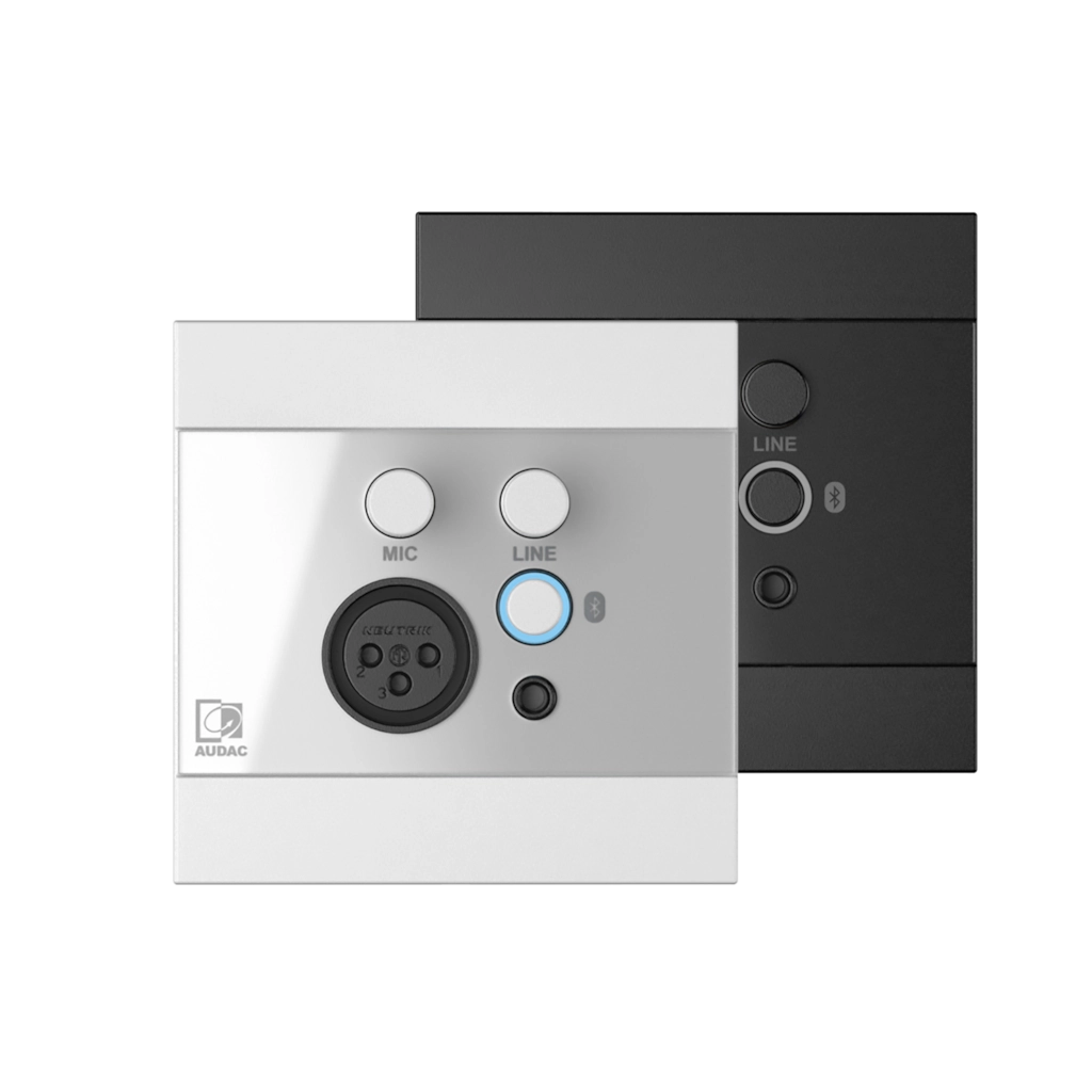 WP225 Universal Wall Panel with Microphone, Line Input & Bluetooth Receiver