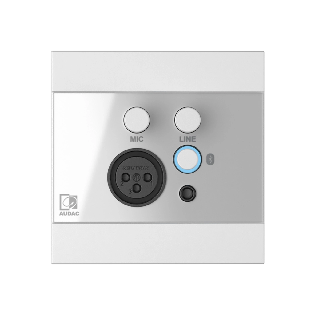 WP225 Universal Wall Panel with Microphone, Line Input & Bluetooth Receiver