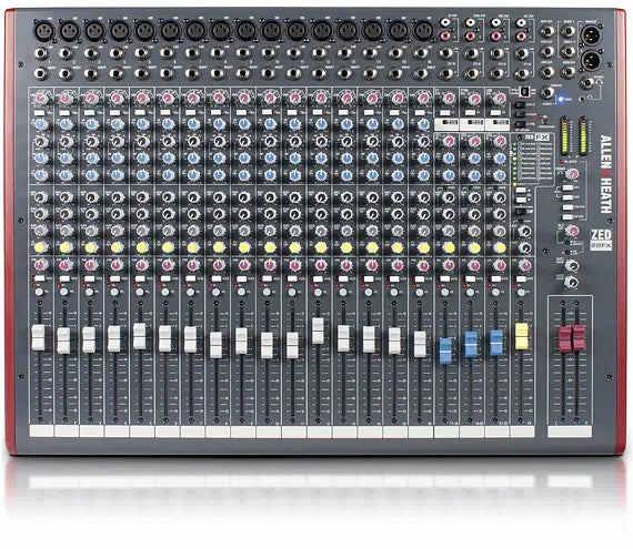 AH-ZED22FX 16 Mic/Line + 4 Stereo, 4 aux Sends, 3 Band Swept Mid EQ, 2 x 2 USB