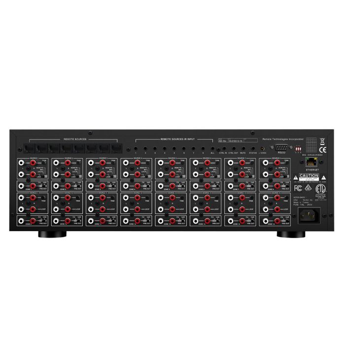 AD-16x Distributed Audio System Non-Amplified Sixteen Zone Sixteen Source