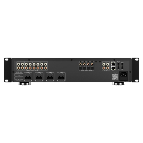AD-46-100 Audio Distribution 4x6 DSP Matrix Amplifier 100W
