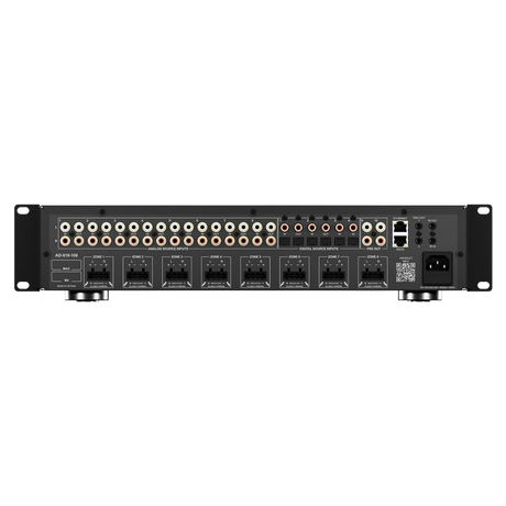 AD-810-100 Audio Distribution 8x10 DSP Matrix Amplifier  100W