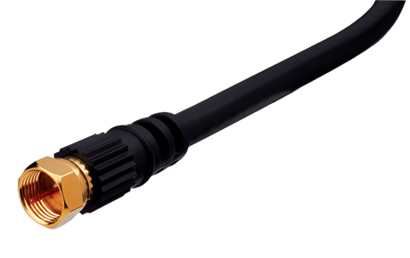 RG6 "F" Type Plug to "F" Type Plug Coaxial Cable