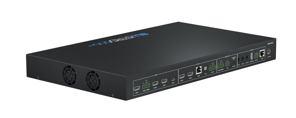 AMF42AU 4 X 2 Seamless Presentation Switcher with Audio/Mic Mixing