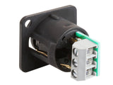 AMS-ALF XLR 3-Pin Female Jack Terminal Block Connections