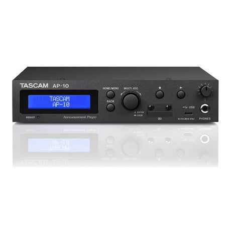 AP-10 2-Channel Announcement SD Player with External Control