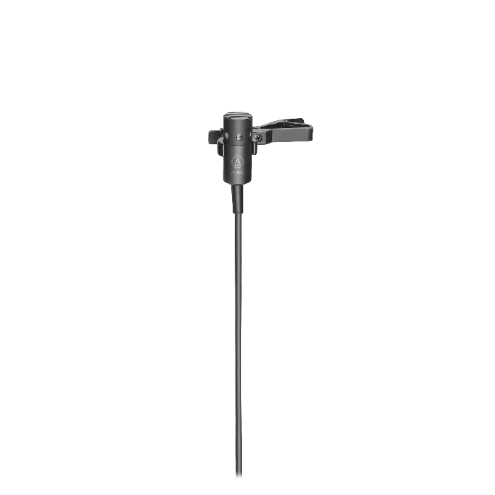 AT831B Cardioid Condenser Lavalier Microphone With Battery/Phantom Power Operation