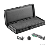 AT831B Cardioid Condenser Lavalier Microphone With Battery/Phantom Power Operation